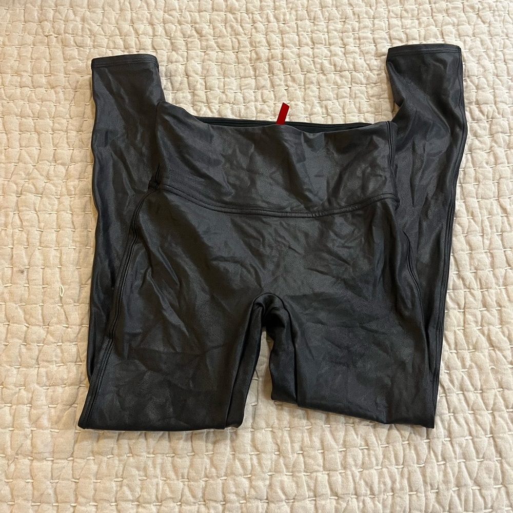 SPANX Faux Leather Leggings